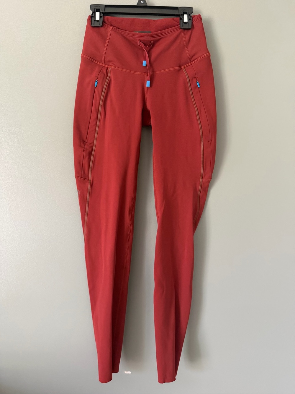 Janji Aurora Fleece Tight Insulated Winter Running Women’s XS Red Rust